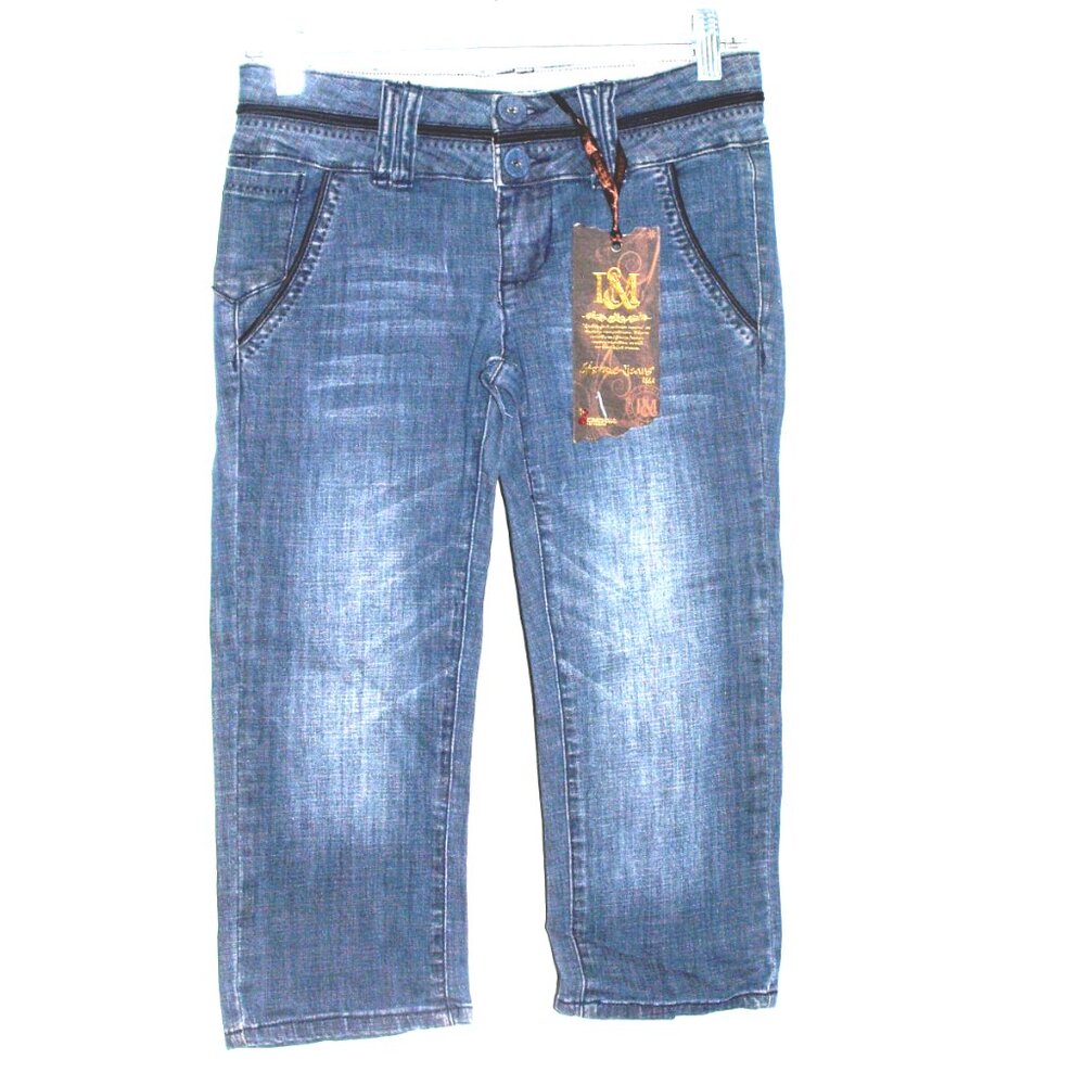 New With Tag ITZ  ME  Blue Size 1 Capri Jeans